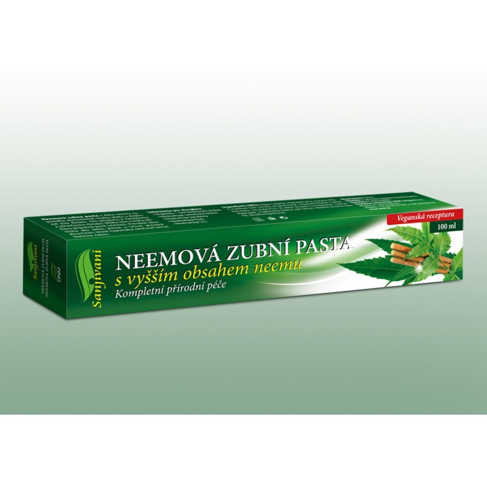 Neemová zubní pasta s vyšším obsahem neemu SANJIVANI 100 ml DNM - Nimbová zubní pasta