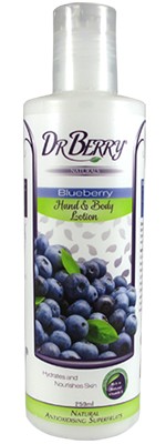 Dr Berry Naturals – Borůvkové mléko na tělo a ruce – 250 ml