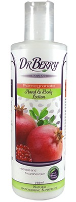 Dr Berry Naturals – Mléko na tělo a ruce s granátovým jablkem – 250 ml