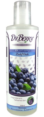 Dr Berry Naturals – Borůvkový sprchový gel – 250 ml