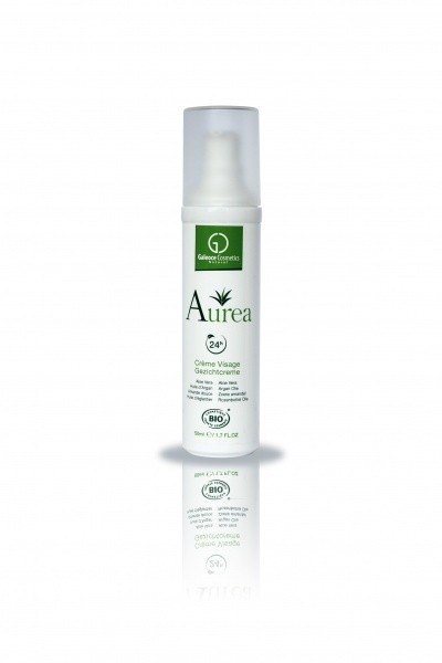 Aurea -  Bio 24-hodinový obličejový hydratační  krém aloe vera