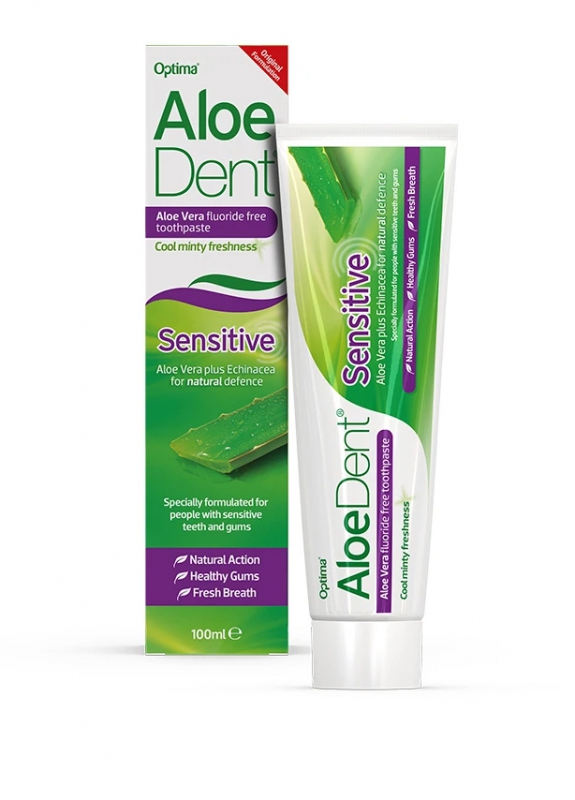 AloeDent - Sensitivní zubní pasta bez fluoridů - 100ml