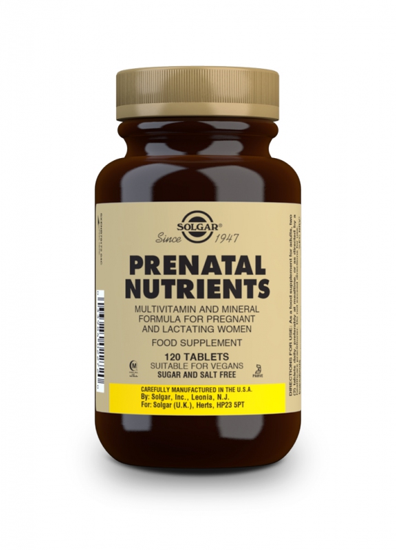Solgar Prenatal - Multivitamín pro těhotné a kojící ženy 120 tbl.