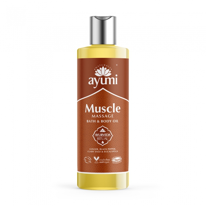 Olej masážní MUSCLE - pro masáž svalů 250 ml AYUMI