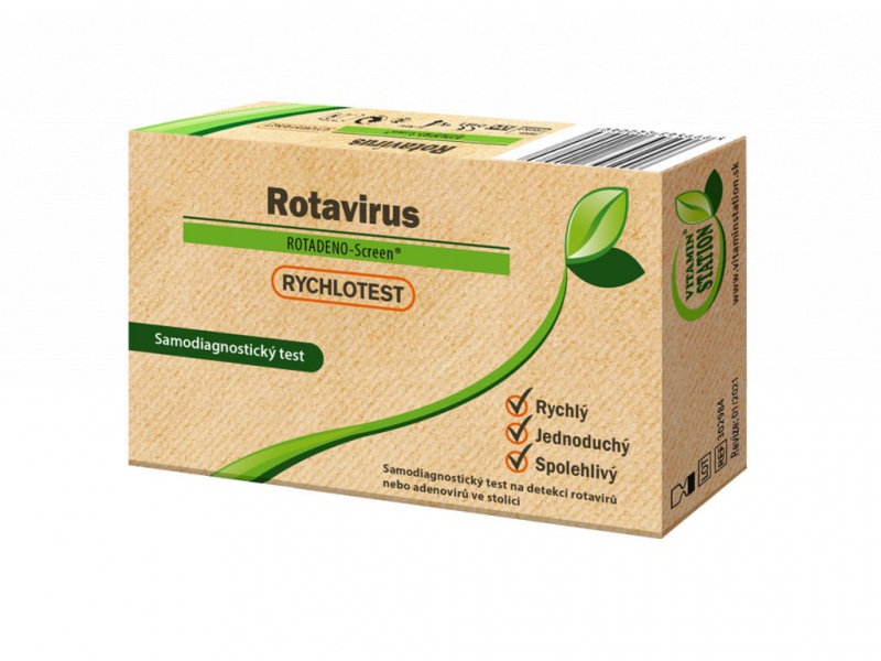 Rychlotest Rotavirus - Datum minimální spotřeby 31.5.2024