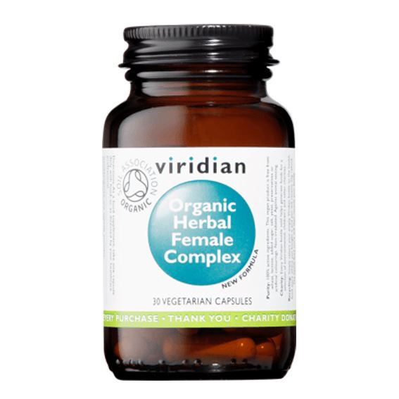 Viridian - Herbal Female Complex 30 kapslí Organic - Rostlinný komplex pro ženy