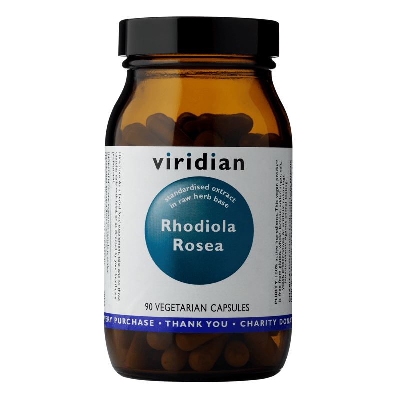 Viridian - Rhodiola Rosea 90 kapslí - AKCE