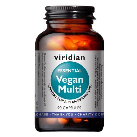 Viridian - Vegan Multi 90 kapslí - multivitamín pro vegany - AKCE