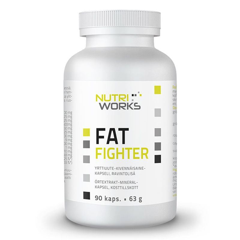 NutriWorks Fat Fighter 90 kapslí - Datum minimální spotřeby 13.1.2024