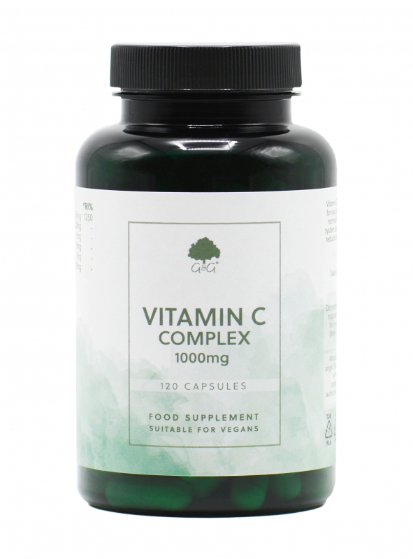 G&G Vitamins - VITAMÍN C komplex 1000 mg - 120 kapslí