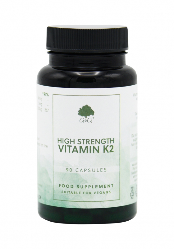 G&G Vitamins - Vysoce účinný VITAMÍN K2 200 µg - 90 kapslí