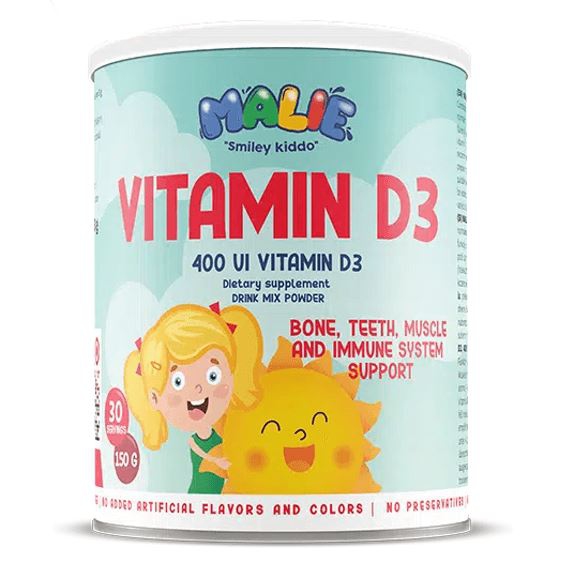 Nutrisslim Malie Vitamin D3 150g - datum minimální spotřeby 31.12.2023