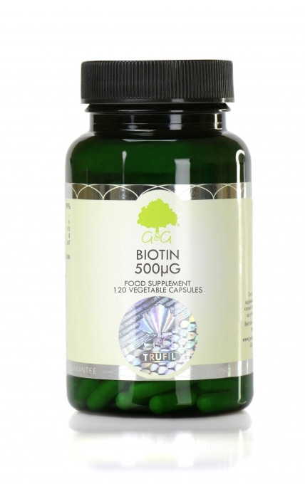 G&G Vitamins - BIOTIN 500µg - 120 kapslí