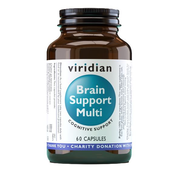 Viridian - Brain Support Multi 60 kapslí - podpora mozku