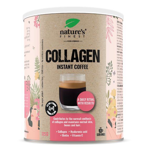Nature’s Finest- Collagen Coffee 125g - Datum minimální spotřeby 4.5.2024