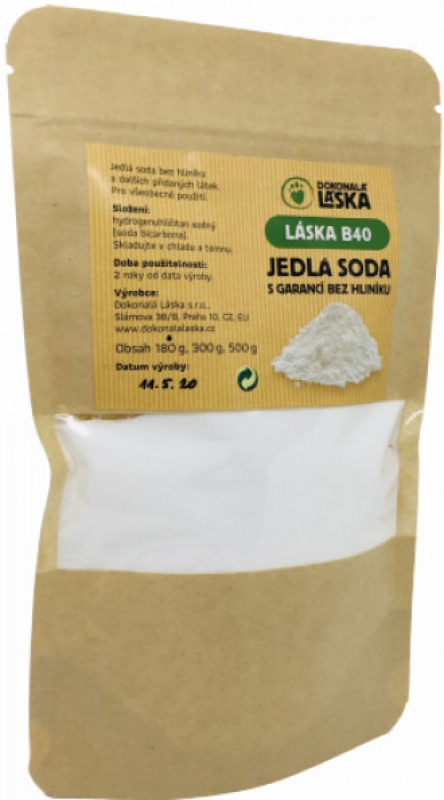 Jedlá soda bez hliníku v náhradním balení 500g - LÁSKA B40