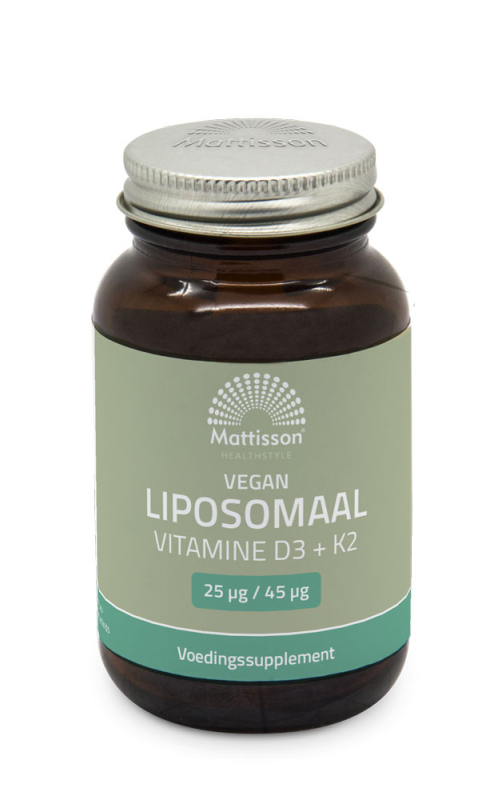 Mattisson Veganský lipozomální vitamin D3 K2 - 60 kapslí