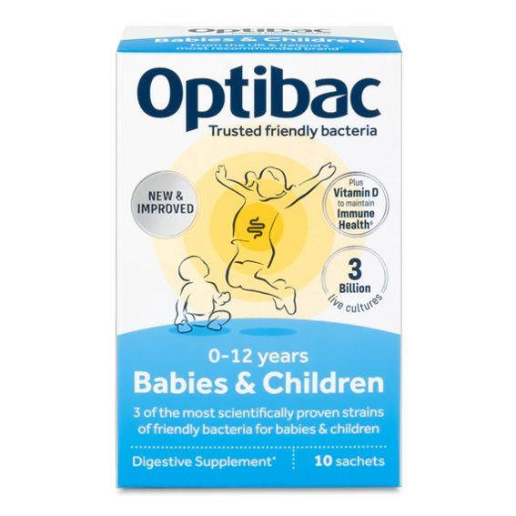 Optibac Babies & Children (Probiotika pro miminka a děti) 10 x 1,5g sáček