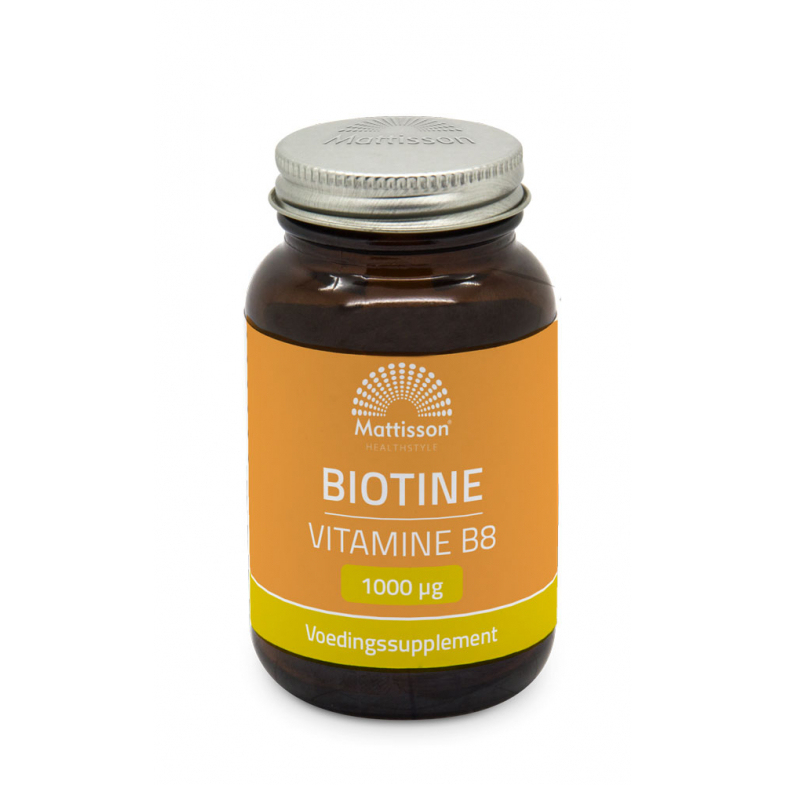 Mattisson Biotin  - vitamin B8  - 1000 mcg  - 60 tablet - AKCE