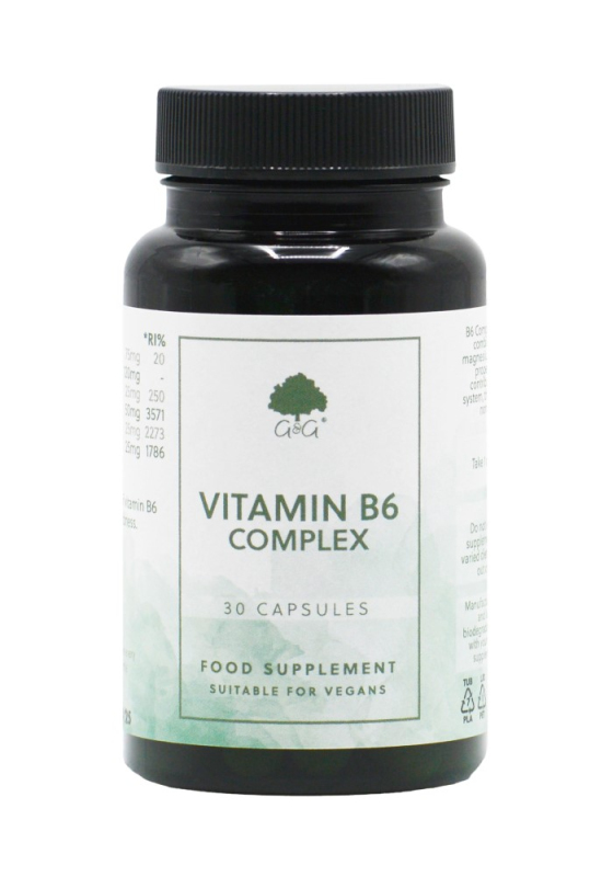 G&G Vitamins - Vitamin B6 Complex (P5P) - 30 kapslí