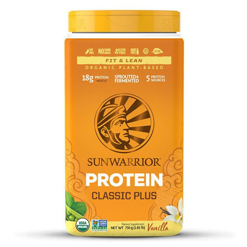Sunwarrior Protein Classic Plus BIO 750g vanilka