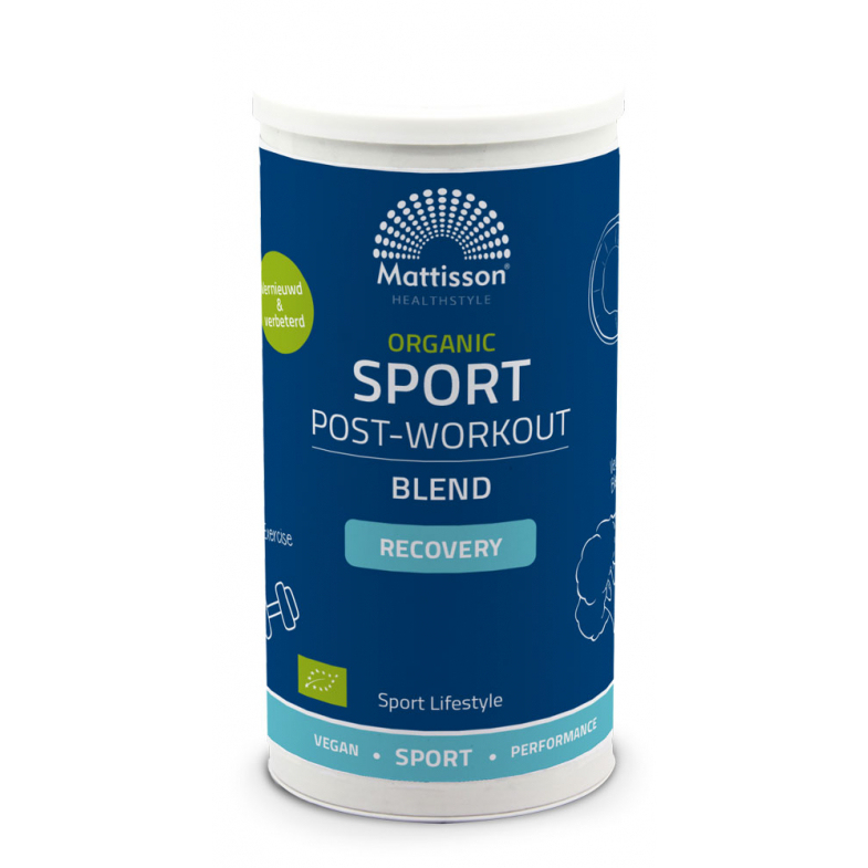 Mattisson BIO Sport Post-workout recovery  - 250 g - Datum minimální spotřeby 12/2023