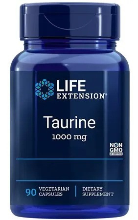 Life Extension Taurine, 1000 mg, 90 rostlinných kapslí
