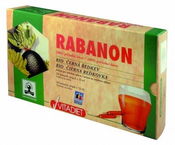 Rabanon Bio - 100% šťáva z černé ředkve