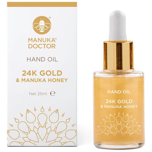 Olej na ruce s Manukovým medem a 24K zlatem 25 ml