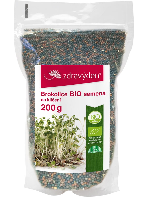 Brokolice BIO - semena na klíčení 200g