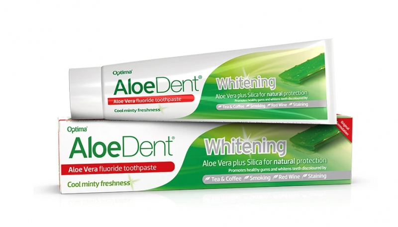 AloeDent - Bělící zubní pasta s fluoridem - 100ml