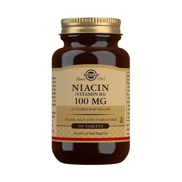 Solgar Niacin 100 mg 100 tbl