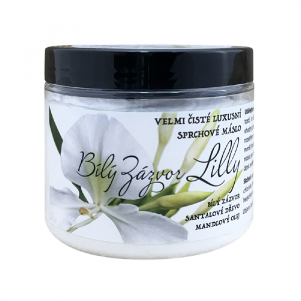 Bílý zázvor Lilly - přírodní sprchové máslo 200ml