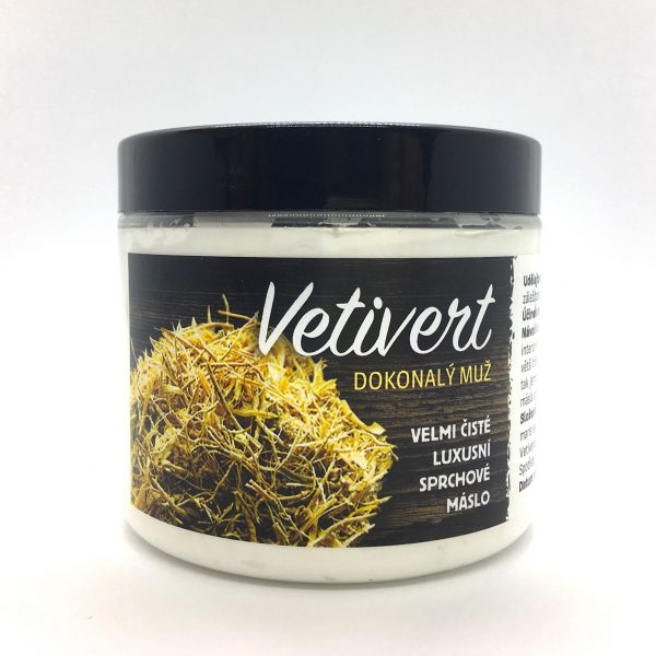 Dokonalý muž Vetivert - přírodní sprchové máslo