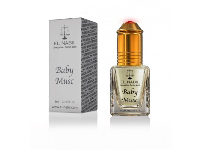 El Nabil - Baby Musc - Parfémový olej  5ml - Dámský a Dívčí