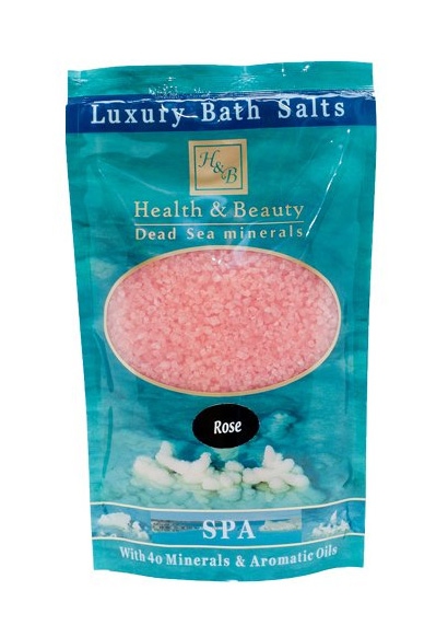 Luxusní sůl z Mrtvého moře růže 500g