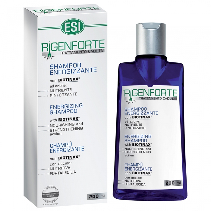 Energizující šampon na vlasy proti lupům RIGENFORTE 200 ml ESI