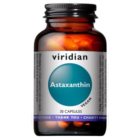 Viridian Astaxanthin 30 kapslí