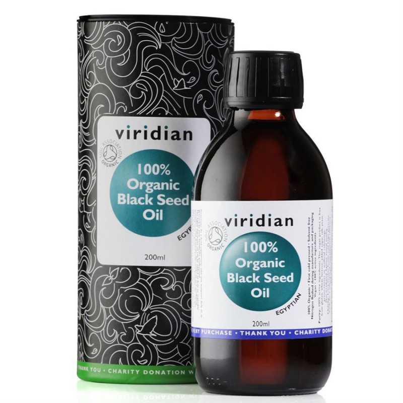Viridian Black Seed Oil 200ml Organic - Olej z černého kmínu
