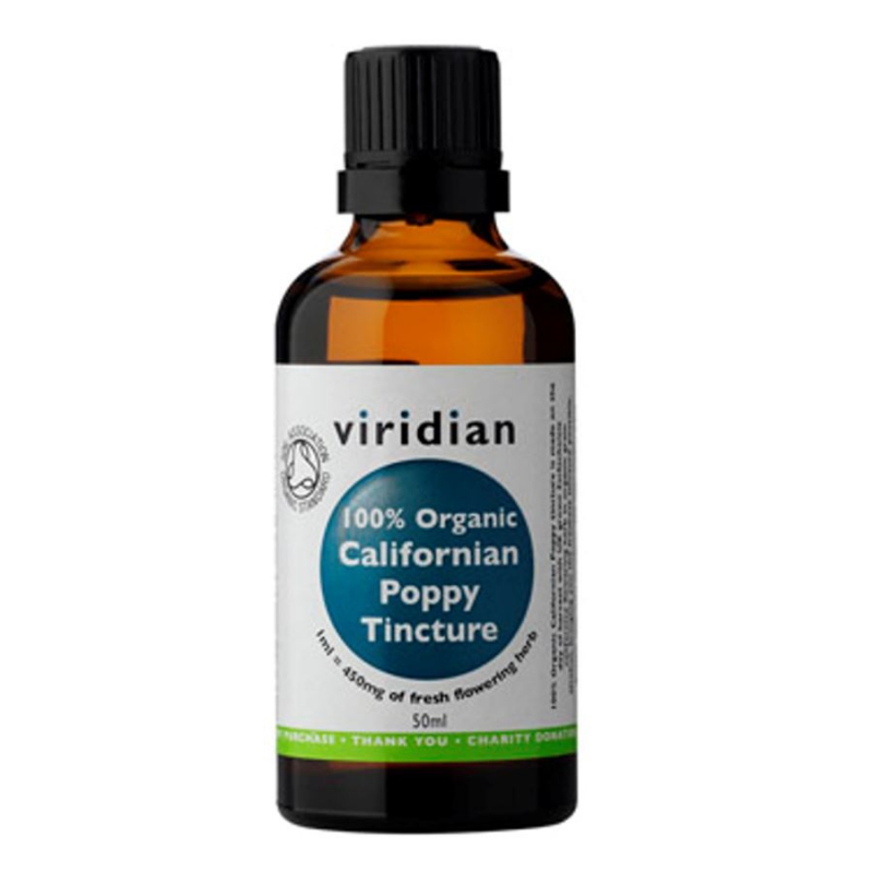 Viridian - Californian Poppy Tincture 50ml - Sluncovka kalifornská