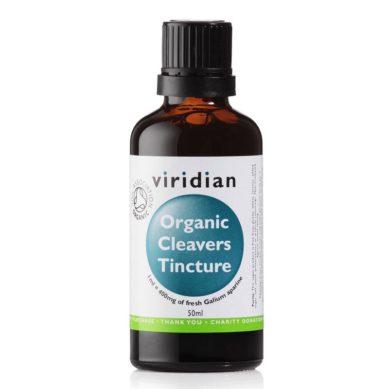 Viridian - Cleavers Tincture 50ml Organic - Svízel přítula