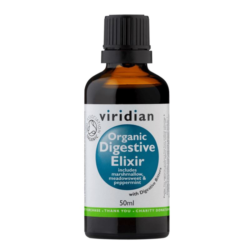 Viridian Digestive Elixir 50ml Organic