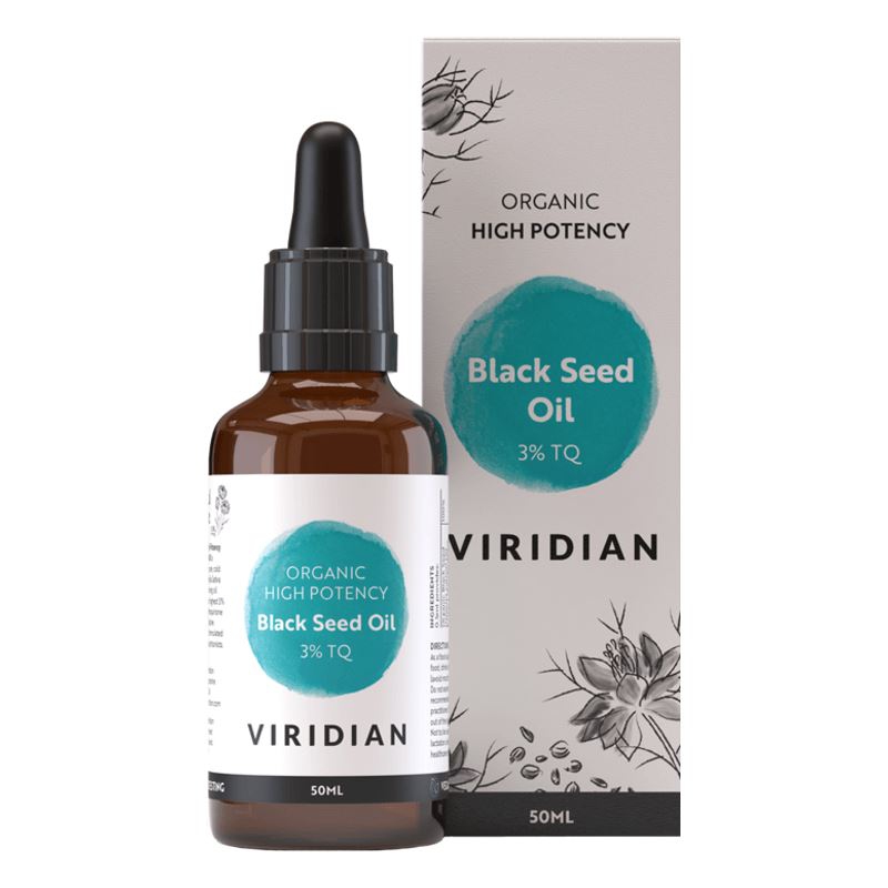 Viridian - High Potency Black Seed Oil 50ml Organic - Datum minimální spotřeby 1/2023