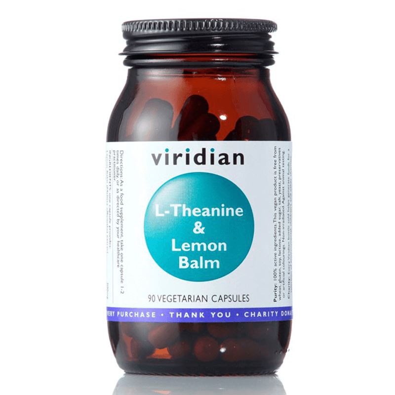 Viridian - L-Theanine & Lemon Balm 90 kapslí