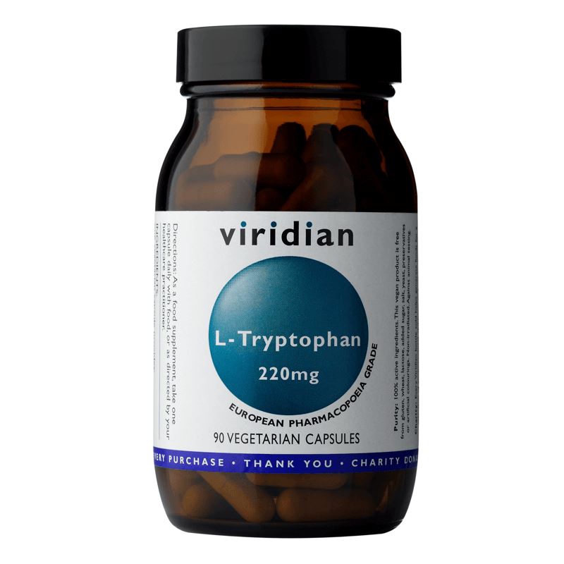 Viridian - L-Tryptophan 220mg 90 kapslí - AKCE
