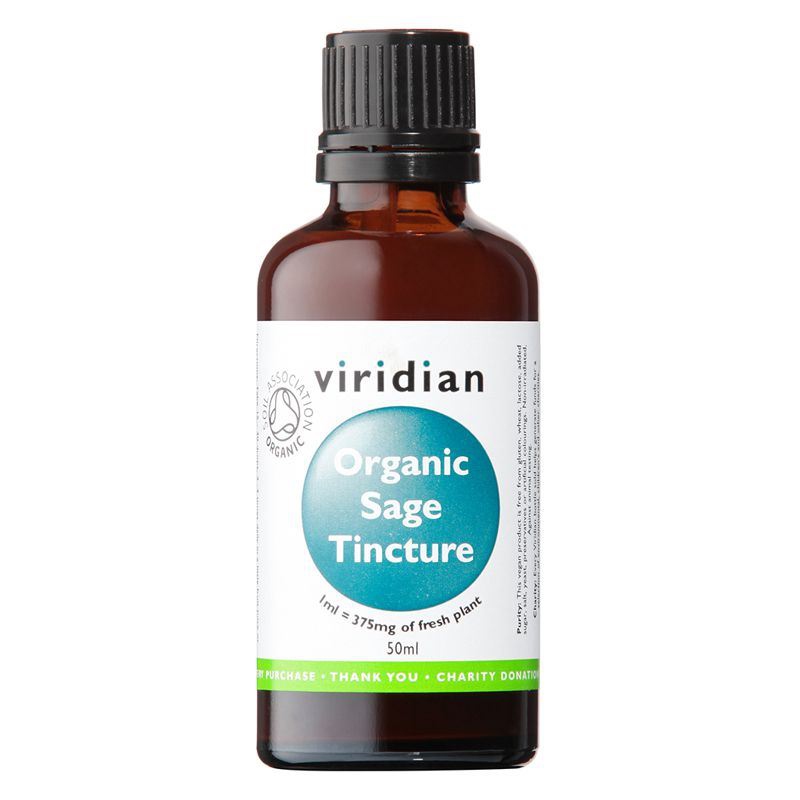 Viridian - Sage Tincture 50ml Organic - BIO šalvěj lékařská