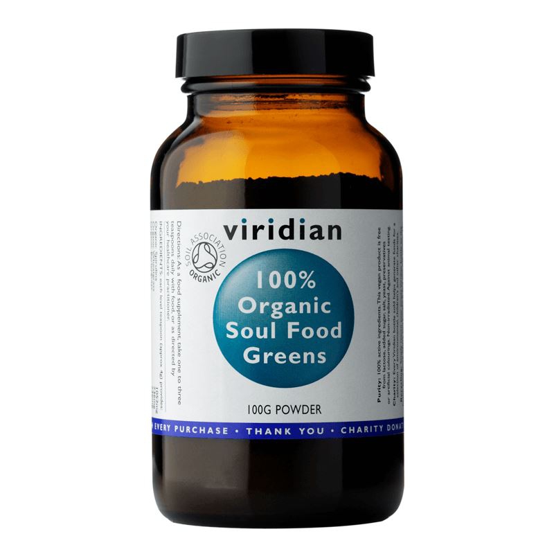 Viridian Soul Food Greens 100g Organic