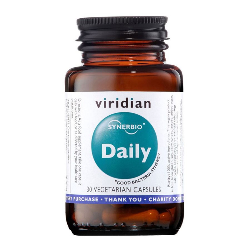 Viridian - Synerbio Daily 30 kapslí - Datum minimální spotřeby 8.2.2024