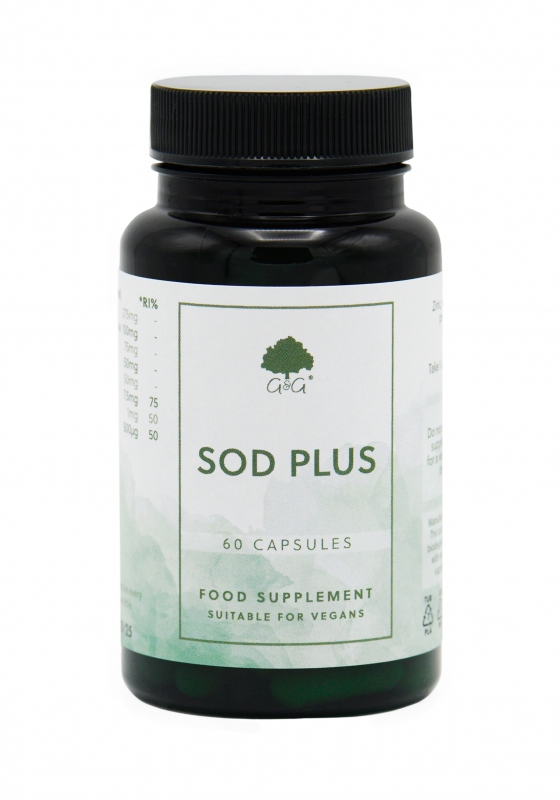 G&G Vitamins - SOD Plus (Superoxiddismutáza) - 60 kapslí