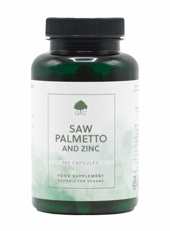 G&G Vitamins - SAW PALMETTO & ZINEK - 120 kapslí